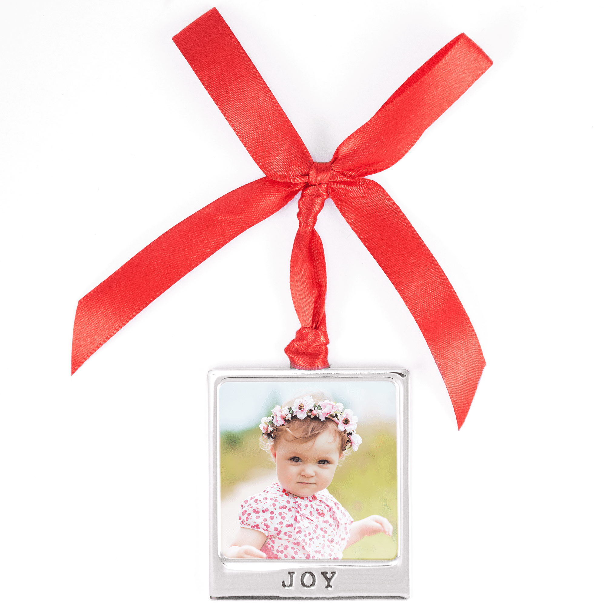 Metal Frame Ornament - Joy