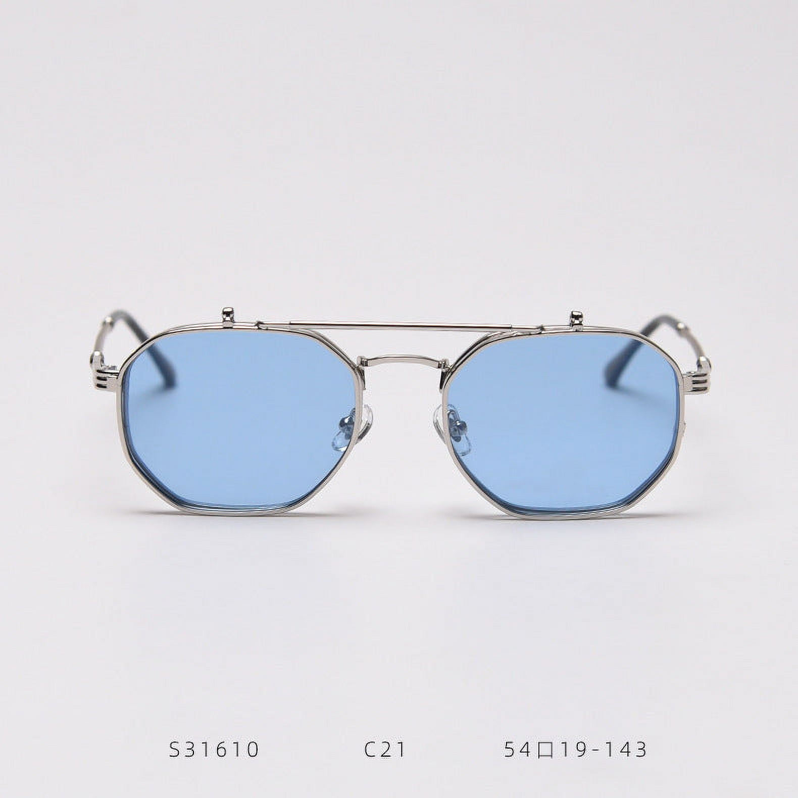 Metal Frame Retro Flip Polarized Sunglasses for Men and  display picture 3