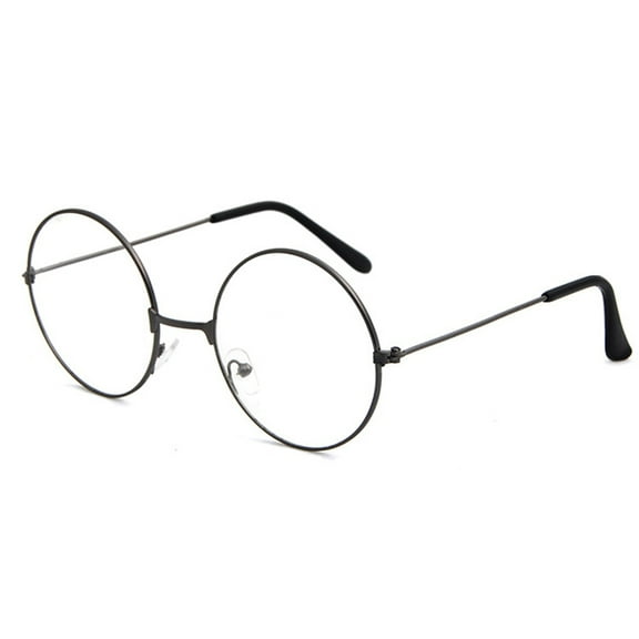 Metal Frame Round Glasses Clear Lens Glasses Lightweight Circle Eyeglasses for Women Men