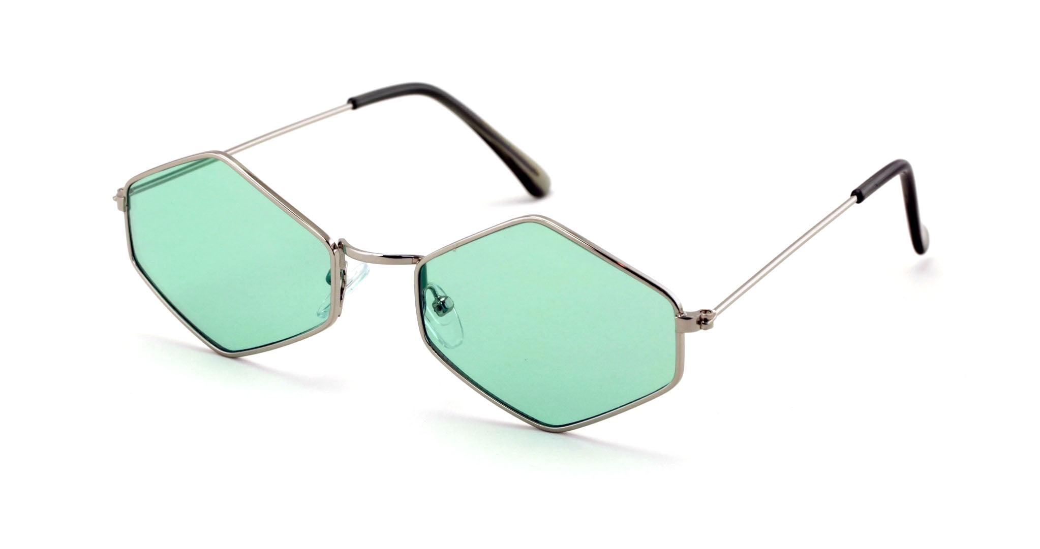 Hexagon Round Sunglasses with UV400 Protection Plastic Frame H&M HEXAGONAL SUNGLASSES ?DESCRIPTION Hexagonal sunglasses  main image 3