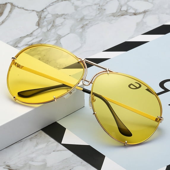 Metal Frame Eyewear With PC Lenses 99 Percent Visible Light