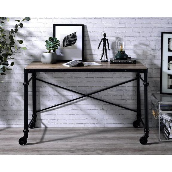 Metal Frame Supported - Clean and Spacious Surface - Study Desk - Durable Construction