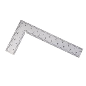 Metal Framing Square Stainless Steel Square Ruler 90 Degree L Shape Square Ruler for Woodworking Measuring Drawing