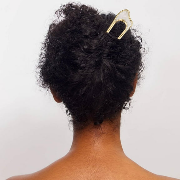 Metal French Hair Pins for Women U Shaped Hair Accessories Stylish Gold Pins for Thick Hair Versatile Metal Hair Pins for All Hair Types