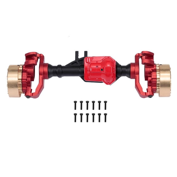 Metal Front Axle Assembly for Model and RC Enthusiasts CNC Metal Front Axle Housing Improve Control Performance