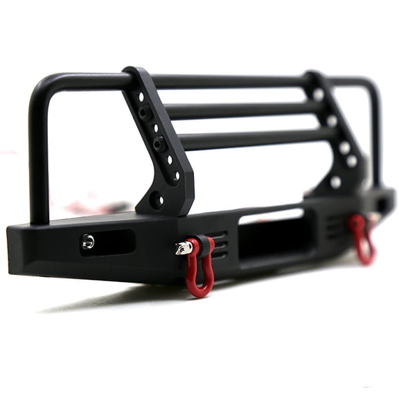 Metal Front Bumper Crash-Resistant for 1/10 TRAXXAS TRX4 & SCX10 90046 RC Crawlers Heavy-Duty Durable Protection Upgrade