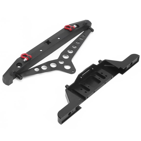 Metal Front Rear Bumper for 1/10 RC Crawler, Compatible with Traxxas Trx4 D90 / Axial SCX10 90046