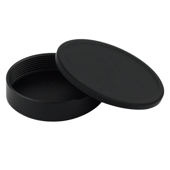 Metal Front Rear Lens Cap Cover Camera Body Cap for M39 Mount Black silver