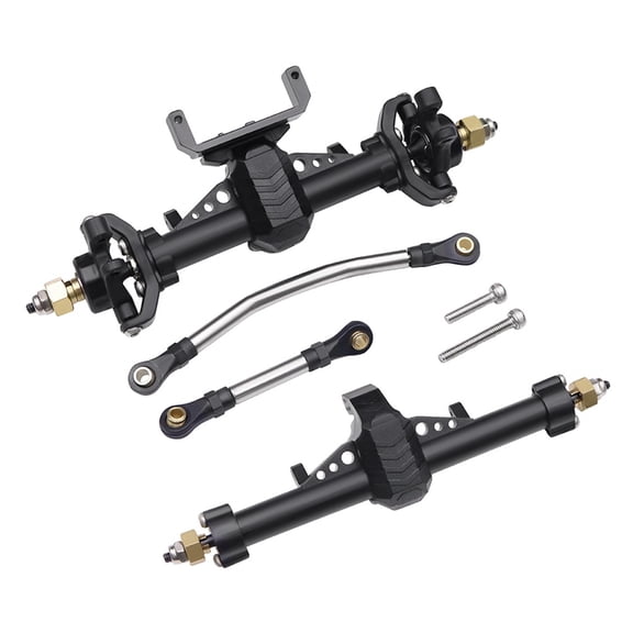 Metal Front Rear Straight Axle for 1/24 Scx24 RC Car Upgrades Parts Accessories