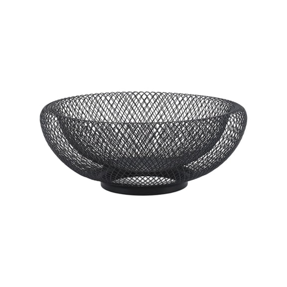 Metal Fruit Basket, Wire Storage Bowl, Decorative Countertop Organizer, Open Wire Fruit Holder, Vanity Makeup Storage Basket, Iron Display Bowl, Kitchen Table Storage Organizer