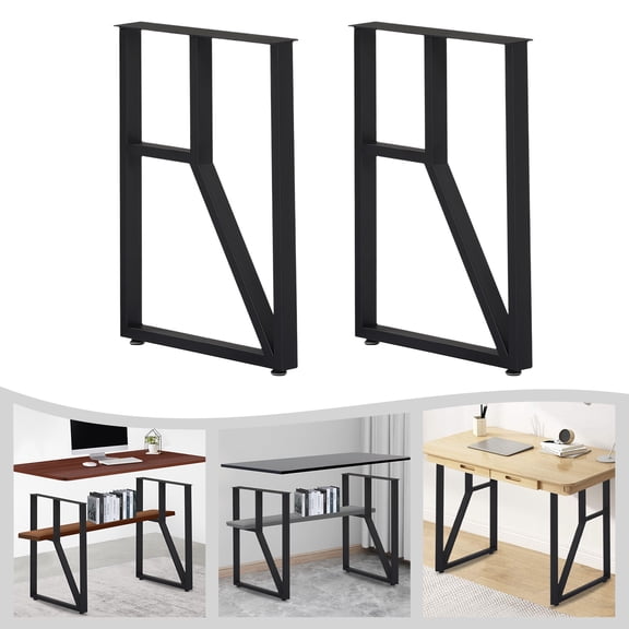 Metal Furniture Legs, Black Furniture Legs, 2 Table Legsfor Coffee Table Legs, Dining Table Legs, Bar Table Legs, Bench Legs