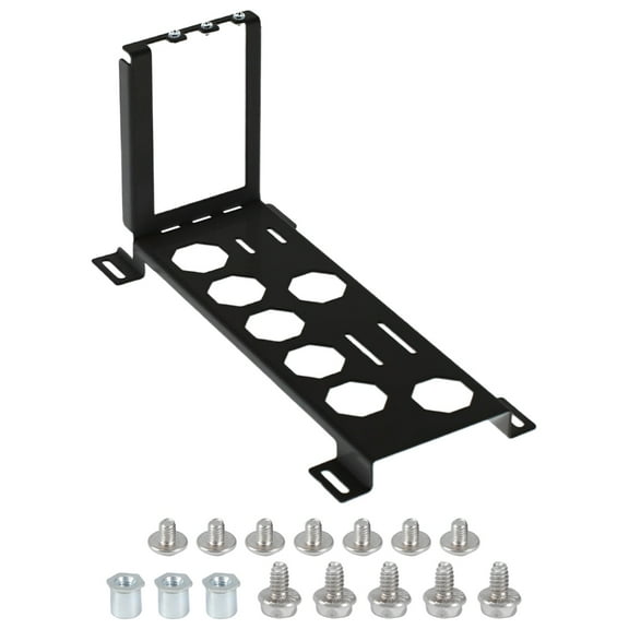 Metal GPU Vertical Mount Bracket For Chassis Fan Mount Enhances PC Case Airflows