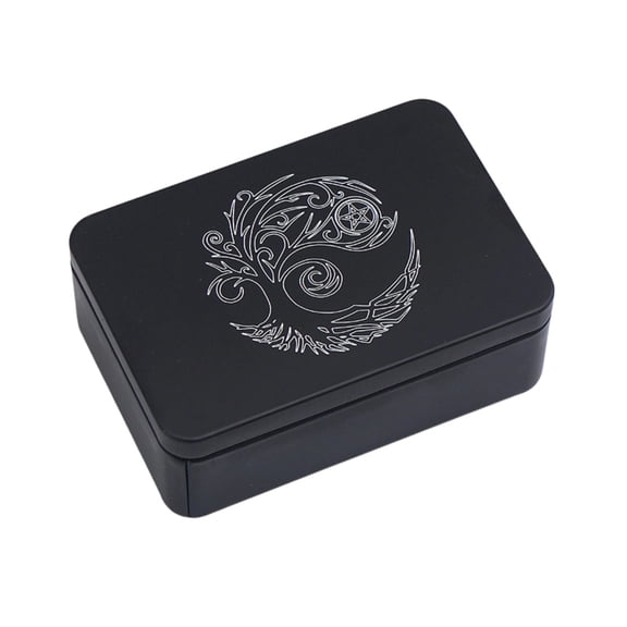 Metal Game Card Box Playings Tarots Container Storage Case Packing Boxes Playings Cards Box Empty Storage Case
