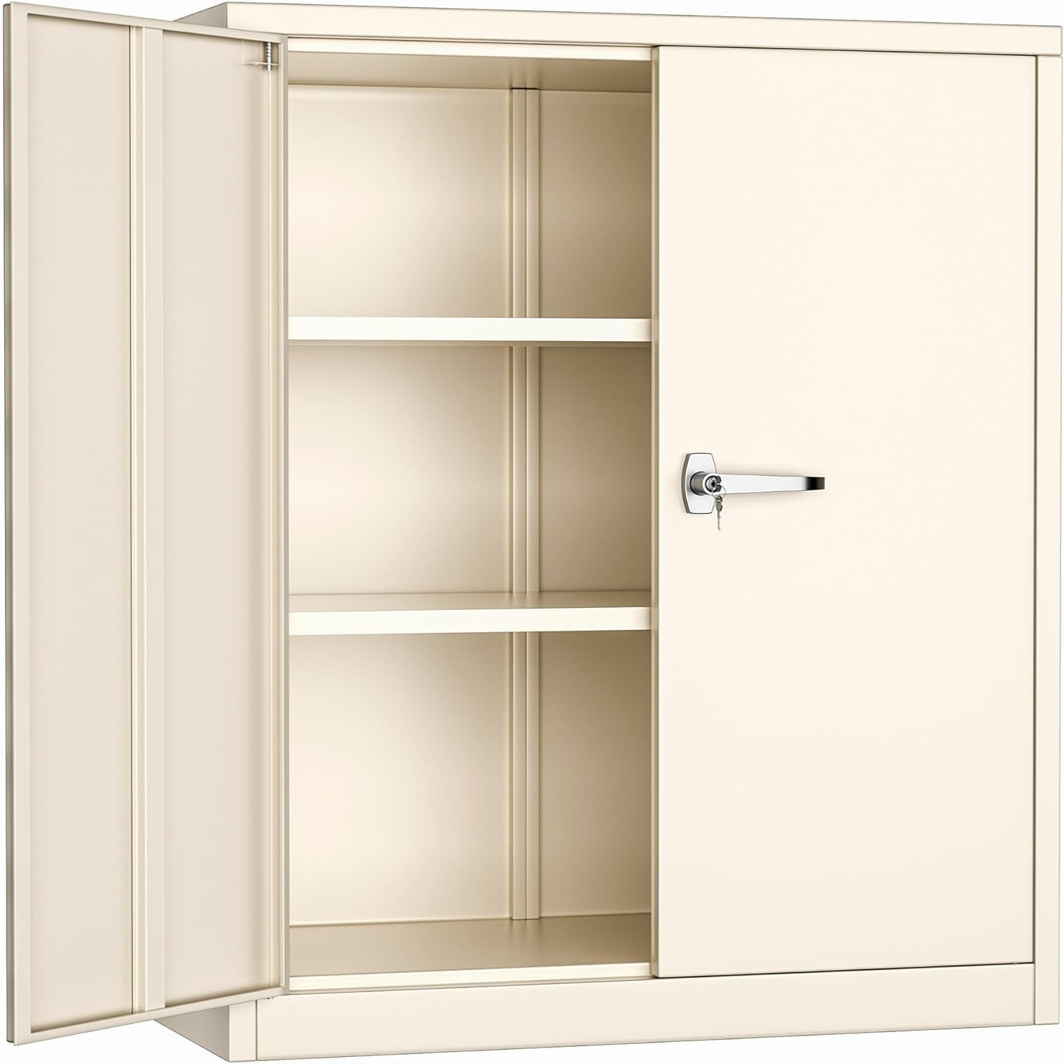 Metal Garage 36" Locking Counter with 2 Locking Doors