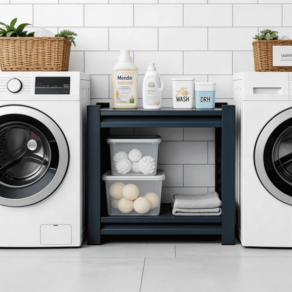 Metal Garage Shelving Unit, Heavy Duty 2-Tier Adjustable Storage shelves, Steel Shelving, Industrial Shelves for Heavy Tools and Equipment, Ideal for Garage, Basement, Black, 22"H