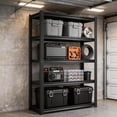 thumbnail image 1 of Metal Garage Shelving Unit, Heavy Duty 5-Tier Adjustable Storage Rack, Steel Shelving, 2000 lbs Capacity,  Shelves for Heavy Tools and Equipment (5-Tier 71.2" H x39.4 W x 15.75" D), 1 of 12
