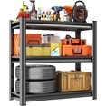 thumbnail image 1 of Metal Garage Shelving Unit, Heavy Duty Adjustable Storage Rack,  Shelving,Capacity, Industrial Shelves for Heavy Tools and Equipment, Ideal for Garage, Basement, 1 of 14