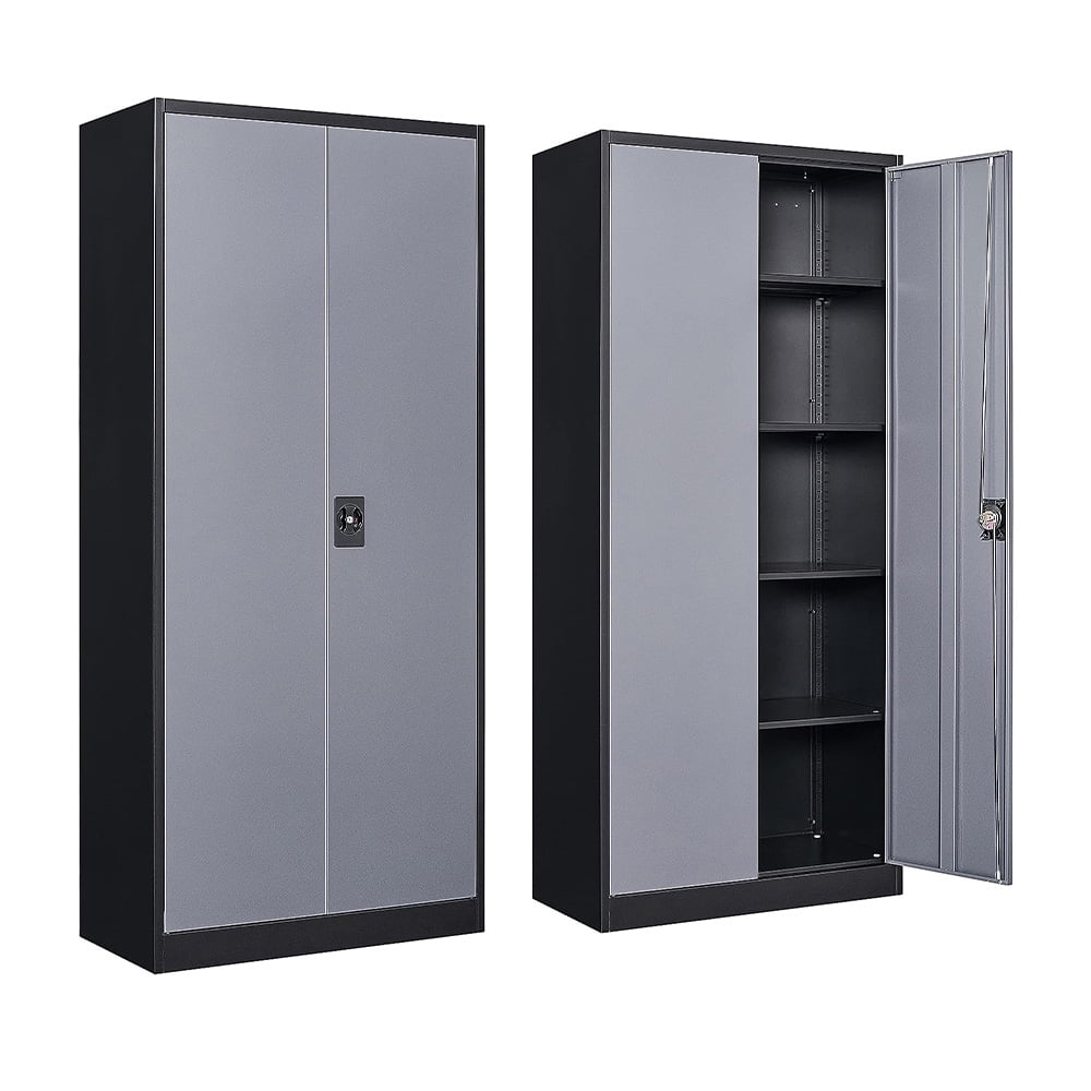 Metal Garage Storage 71" Multifunctional Garage Storage Closet