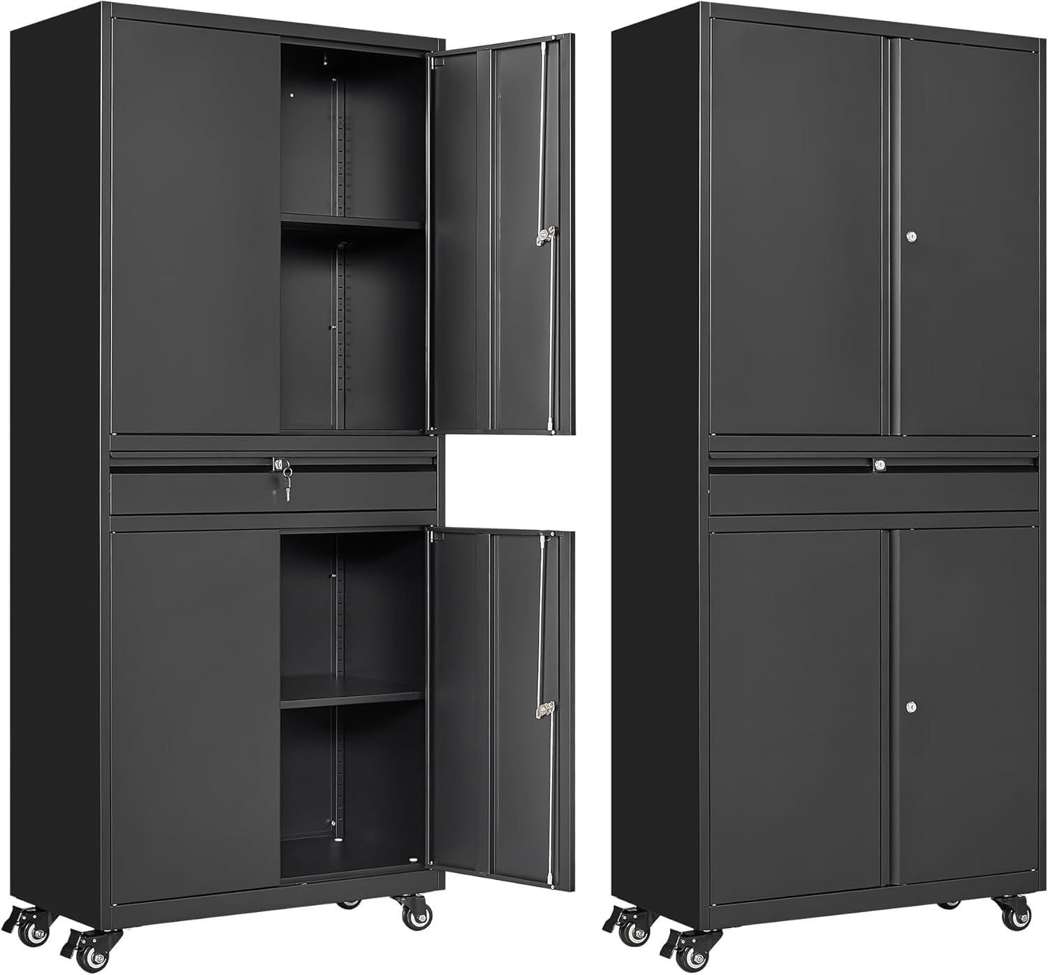 Extraordinary Metal Cabinet On Wheels Photos