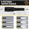 thumbnail image 1 of Metal Garden Hose Water Hose 100ft Heavy Duty Stainless Steel Water Pipe with Sprayer & Nozzle Flexible Lightweight Hose No Kink Pet Proof Hose for Yard, Outdoors, Rv, 1 of 6