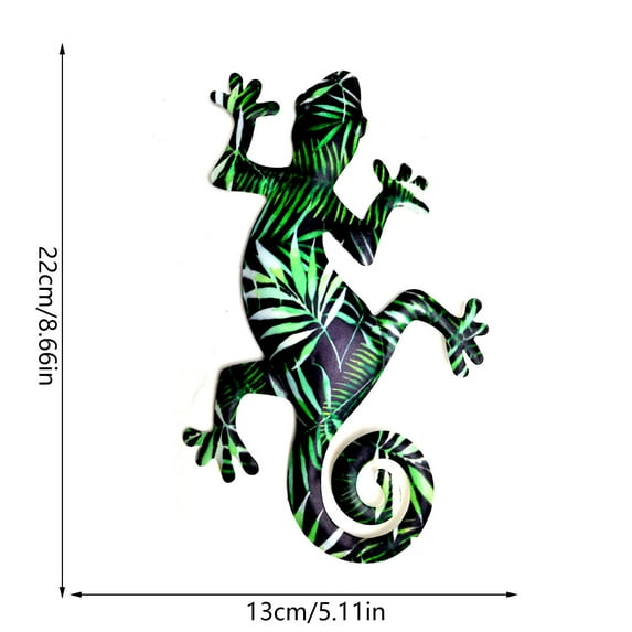 Metal Garden Lizard Art-Outdoor Backyard Decor,Unique Housewarming Gift for Nature Lovers