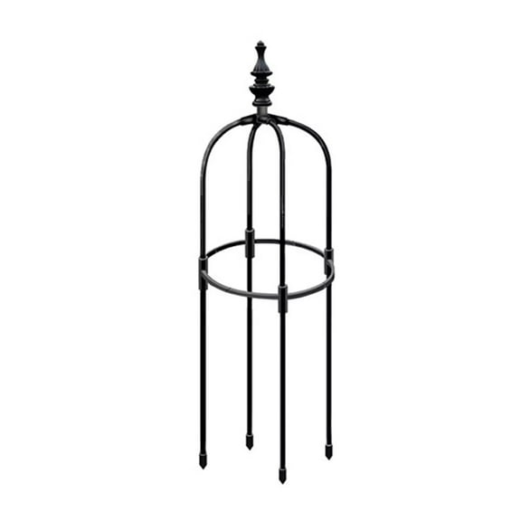 Metal Garden Obelisk Trellis Plant Support For Potted Climbing Flowers Vine