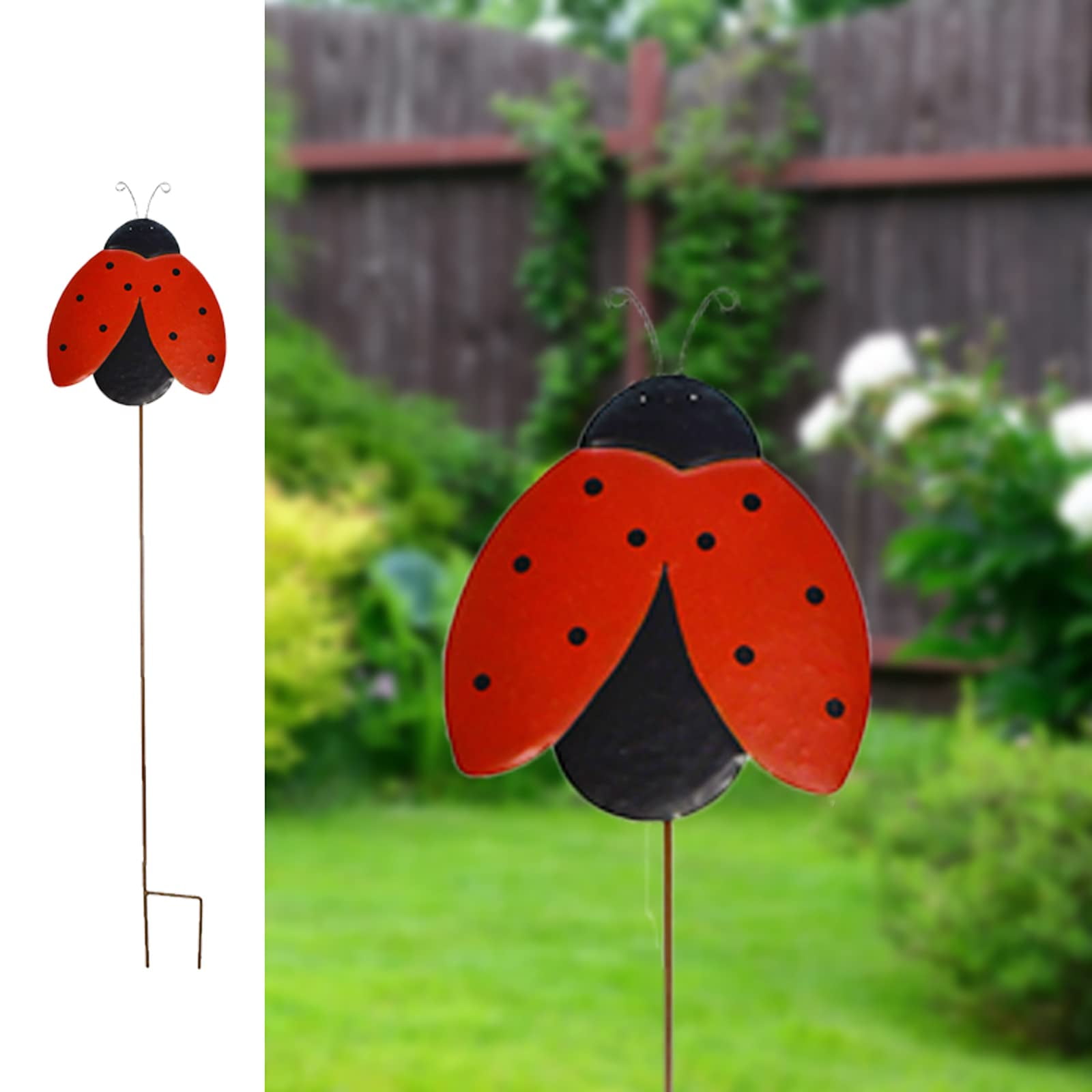 Metal Garden Stakes Spring Yard Sign Decorative Plant Stake Lawn Art ...