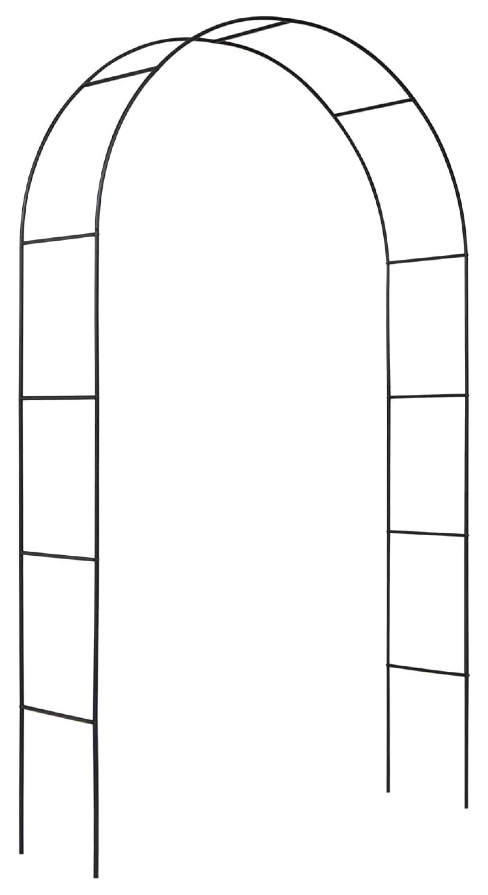 Metal Garden Trellis Arch Outdoor Steel Arbor Arches Archway for Climbing Plants and Vines Wedding Party Decoration