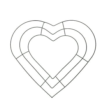 Metal Garland Wire Stand - for DIY Wreaths, Different Shapes, Durable, for Home Decoration