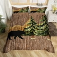 thumbnail image 1 of Metal Gate Duvet Cover Set Medieval Castle Wall Bedding Sets Wooden Door Comforter Cover Retro Cage, 1 of 5