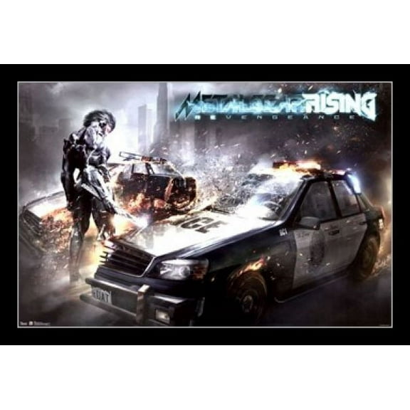 Metal Gear Rising - Slash Laminated & Framed Poster Print (36 x 24)
