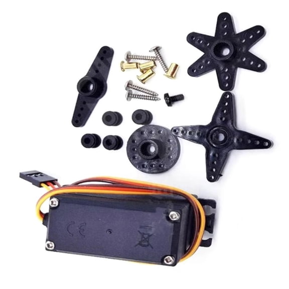Metal Gear Servo Motor for Robotic Arm and Remote Control Toy Control Angle180
