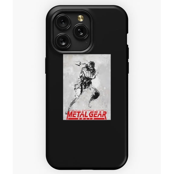 Metal Gear Solid 1 Retro Art M1795 Phone Case for iPhone 17 16 15 14 13 12 11 Pro Max