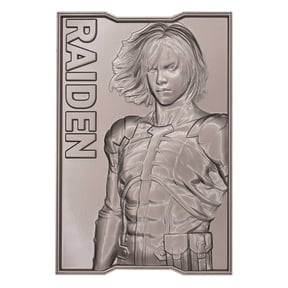 Metal Gear Solid 2 Raiden Limited Edition Embossed Metal Ingot