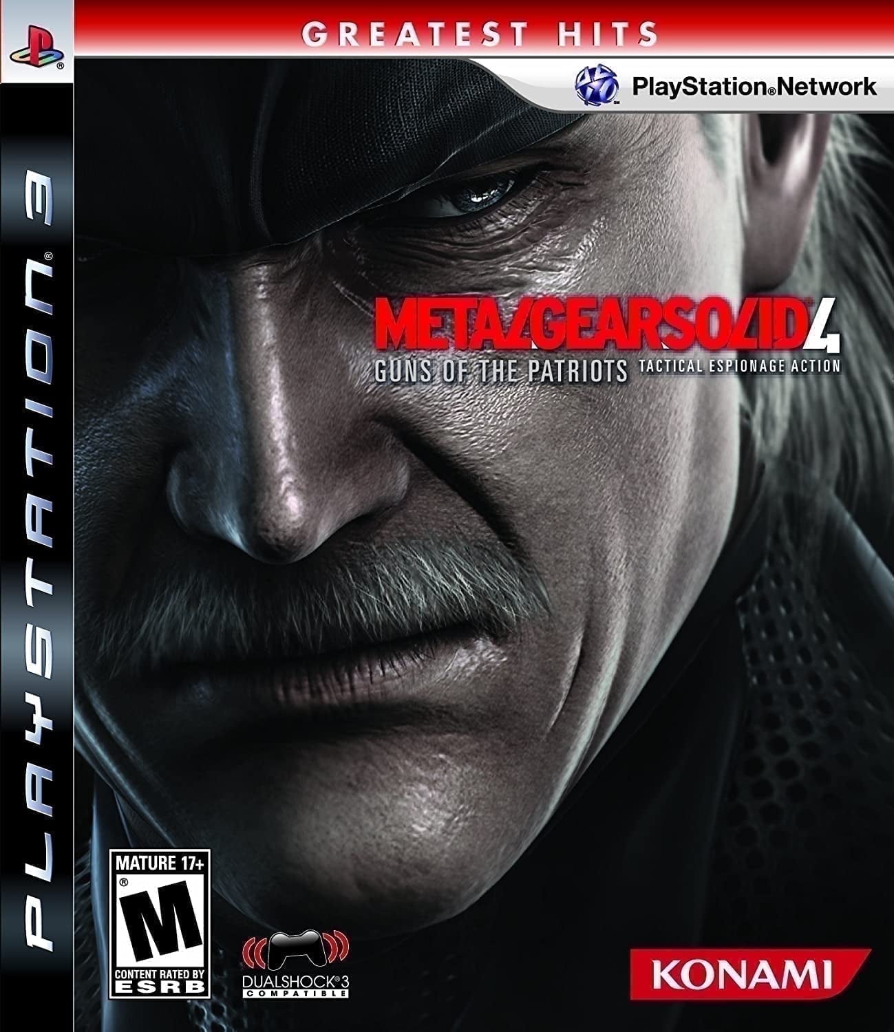 Metal Gear Solid 4 GH PlayStation 3 New Mature 17+ Physical Video Games.