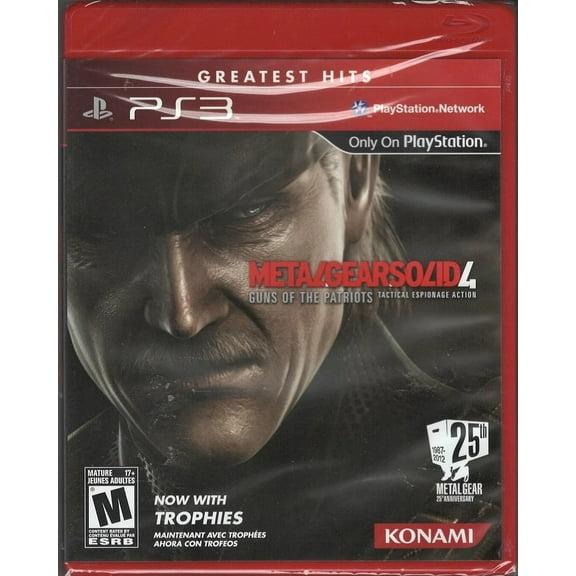 Metal Gear Solid 4: Guns of the Patriots (Greatest Hits) - PlayStation 3