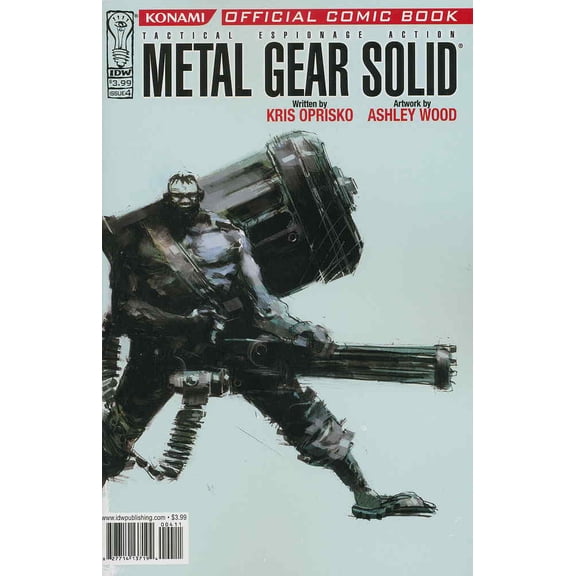 Metal Gear Solid #4 VF ; IDW Comic Book