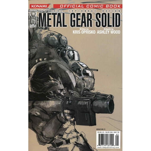 Metal Gear Solid #9 VF ; IDW Comic Book