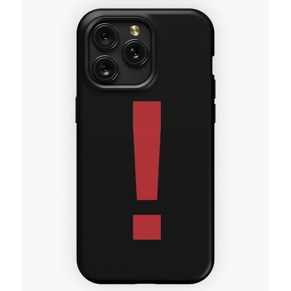 Metal Gear Solid Alert Symbol M1876 Phone Case for iPhone 17 16 15 14 13 12 11 Pro Max