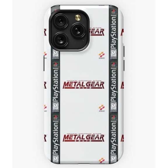 Metal Gear Solid Box Art Game M1877 Phone Case for iPhone 17 16 15 14 13 12 11 Pro Max