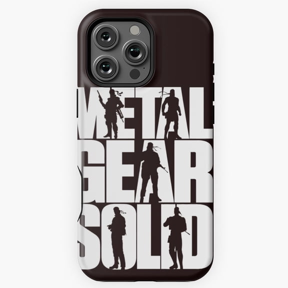 Metal Gear Solid Gamer Video Game Phone Case for iPhone 16 15 14 13 12 11 Pro Max - Aesthetic Phone