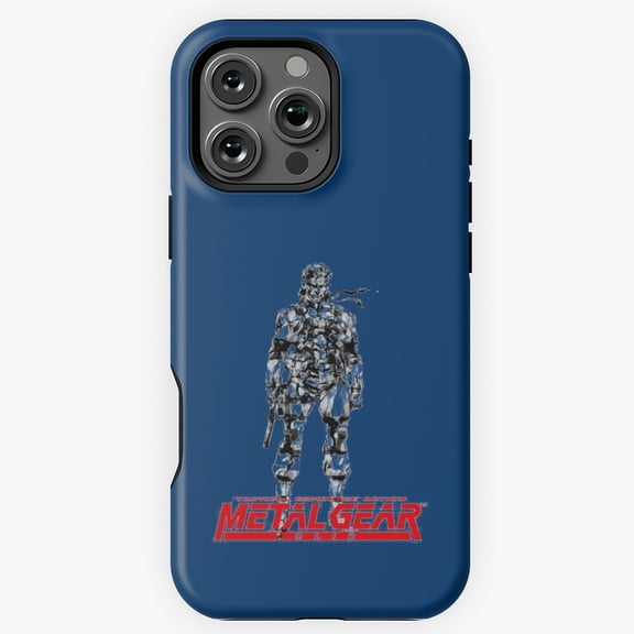 Metal Gear Solid Gamer Video Game Phone Case for iPhone 16 15 14 13 12 11 Pro Max - Creative Phone