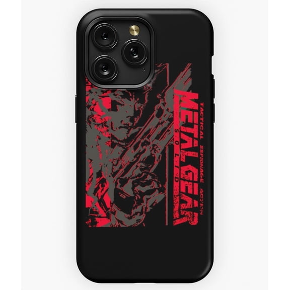 Metal Gear Solid Gaming Art M1779 Phone Case for iPhone 17 16 15 14 13 12 11 Pro Max