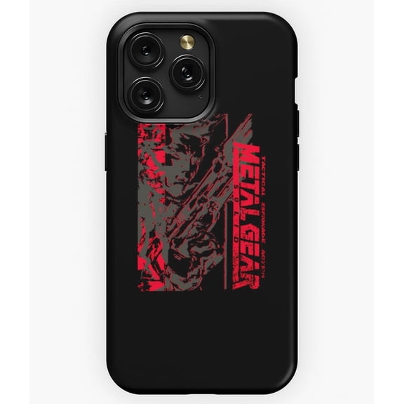 Metal Gear Solid Gaming Art M1789 Phone Case for iPhone 17 16 15 14 13 12 11 Pro Max