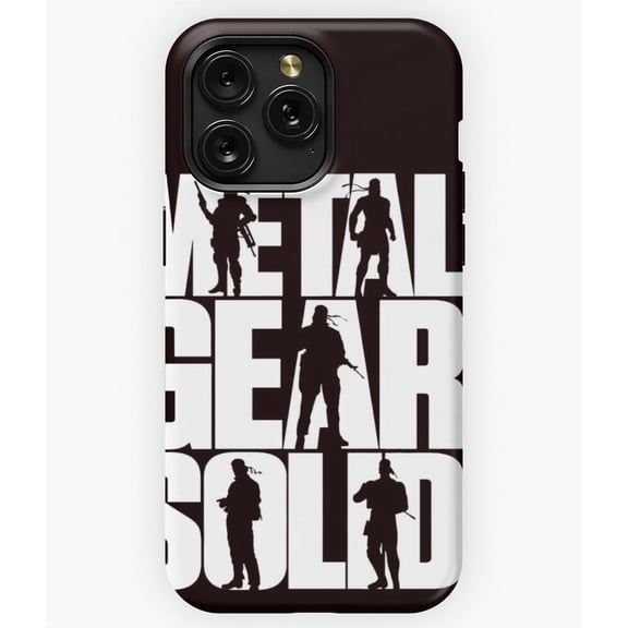 Metal Gear Solid Gaming Fan M1823 Phone Case for iPhone 17 16 15 14 13 12 11 Pro Max