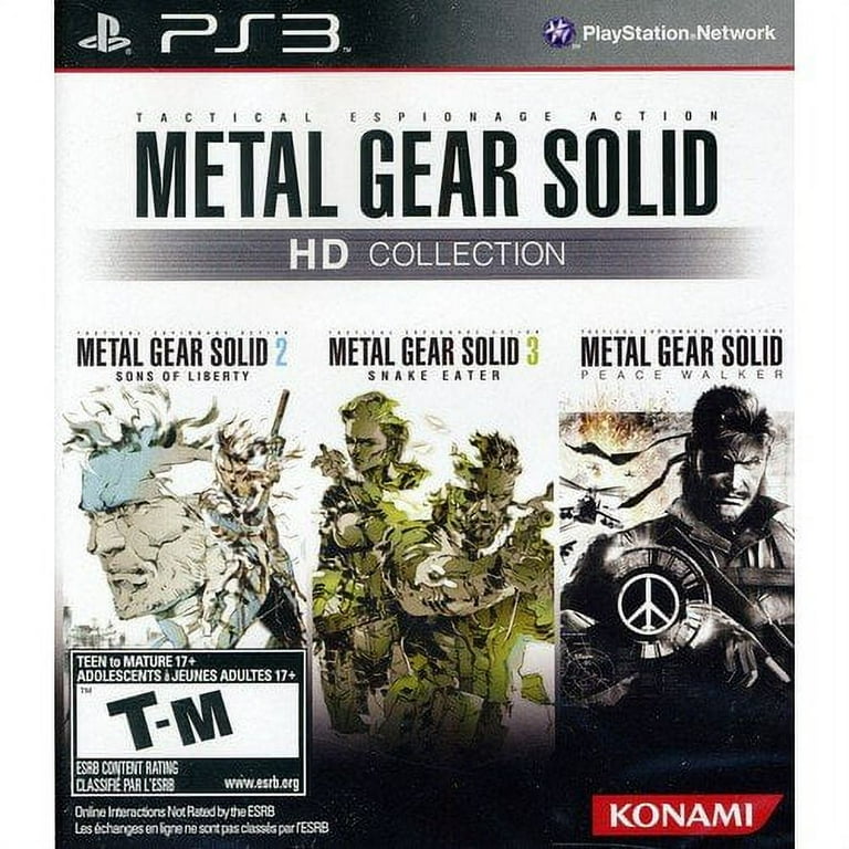 L GEAR SOLID HD EDITION PlayStation… Metal Gear Solid HD Edition [First-Print Edition w/ Bag