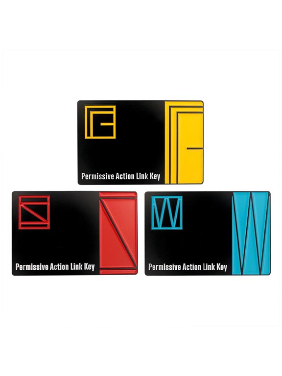 PAL Key Cards Limited Edition 3-Piece Metal Set Replica
