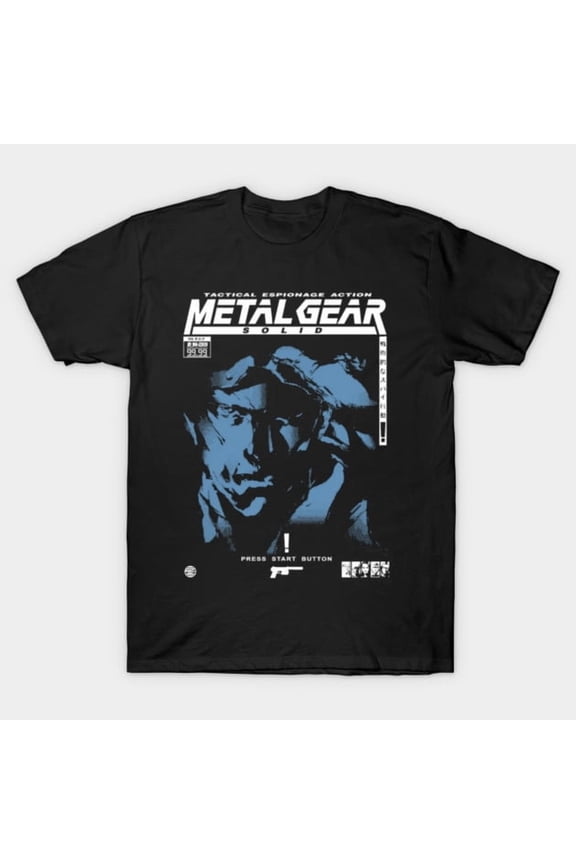 Metal Gear Solid Solid Snake Tactical Espionage Action Video Game Hideo Kojima Unisex T-Shirt
