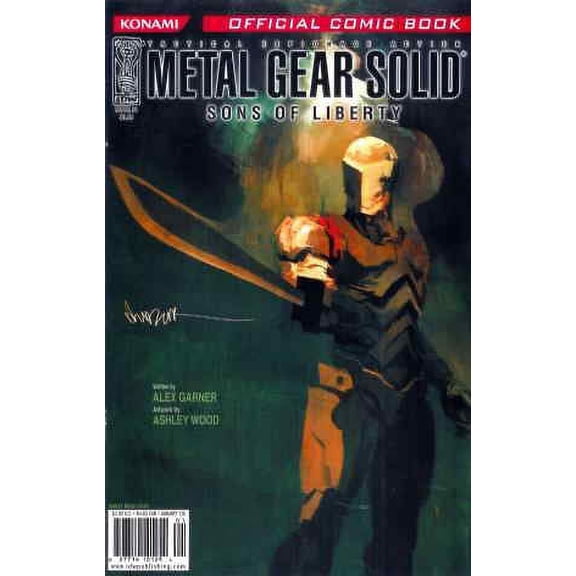Metal Gear Solid: Sons of Liberty #4A VF ; IDW Comic Book