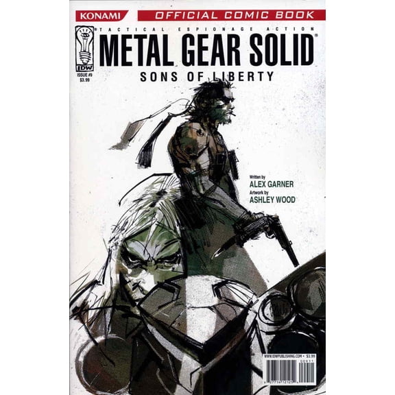 Metal Gear Solid: Sons of Liberty #9 VF ; IDW Comic Book